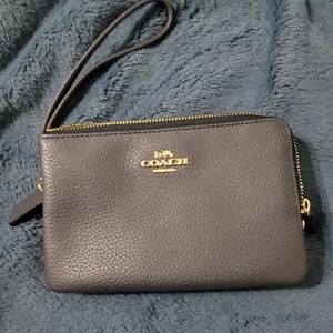 Coach Double Zip Wristlet